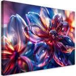 KUNSTDRUCK Neon Prism Blossoms 4 90 x 60 cm