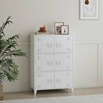 Armoire de bureau métallique Hamina Blanc