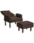 Fauteuil OLAND Marron - Marron foncé