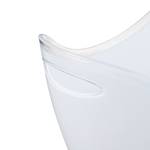 Seau à glaçon 6 l en blanc Blanc - Matière plastique - 35 x 26 x 26 cm