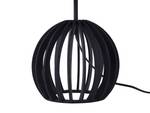 Lampe de table SAMO Noir - Bois manufacturé - 22 x 41 x 22 cm