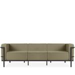 Gartensofa TRIGLO Beige - Dunkelgrau - Breite: 229 cm