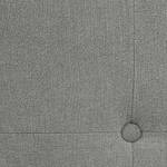 Pack lit tissu gris matelas 140x190cm Gris - En partie en bois massif - 205 x 88 x 145 cm