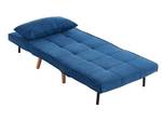 Schlafsessel CHILA Blau - Textil - 82 x 83 x 90 cm