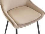 Chaise MASURIE Lot de 2 Taupe - Lot de 2