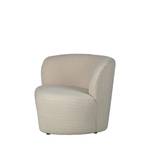 Fauteuil design Stone Beige - Textile - 112 x 73 x 80 cm