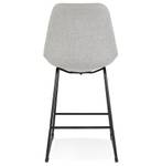 Tabouret De Bar RIGO Noir - Gris