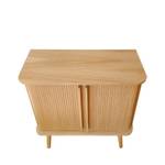 Buffet design Rove Marron - En partie en bois massif - 83 x 95 x 40 cm