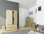 Armoire S90 2T 2S CLP Chêne clair - Imitation chêne clair