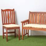 Sitzkissen für Bänke und Gartenbänke Beige - 42 x 108 cm