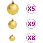 Weihnachtsbaum 3009436-1 Bronze - Gold - Weiß - 68 x 120 x 68 cm