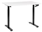 Table à hauteur ajustable DESTIN IV Noir - Blanc - Largeur : 120 cm