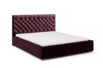 Polsterbett Doppelbett Mering Rot - Breite: 175 cm