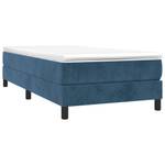 Boxspringbett 3017513-2 Dunkelblau - 203 x 25 cm