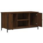 TV-Schrank D332 Eiche Schwarzbraun Dekor