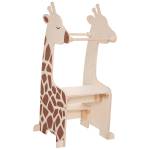 Kinder-Aussichtsturm GIRAFE Beige - Naturfaser - 47 x 100 x 55 cm