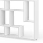 Raumteiler Domus Weiß 9 Fächer Weiß - Holzwerkstoff - 70 x 120 x 20 cm