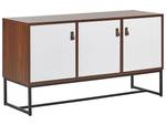 Sideboard NUEVA Schwarz - Eiche Dunkel - Weiß - 112 x 62 cm