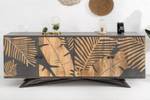 Sideboard TROPICAL grau 175cm natur Holz