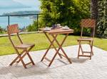 Bistro Set ARDORE 3-tlg Braun - Massivholz - 60 x 74 x 60 cm