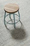 Handweb-Teppich Toulouse Beige - Hellgrün - Mint - 80 x 150 cm