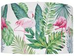 Kinderlampen FLAMINGO Grün - Pink - Weiß - Textil - 50 x 143 x 50 cm