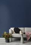 Tapete ethnische Motive 6797 Blau - Naturfaser - Textil - 53 x 1005 x 1005 cm