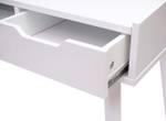 Schreibtisch A70b Weiß - Holzwerkstoff - 120 x 80 x 55 cm