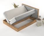 Boxspringbett Komorebi Grau - Breite: 180 cm - H4