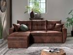 Ecksofa ASTORIA Braun - Textil - 226 x 85 x 146 cm