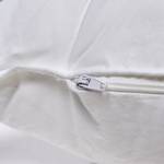 Oreiller mémoire de forme mixte premium Blanc - Textile - 65 x 1 x 65 cm