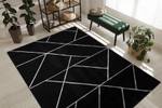 Tapis Emerald Exclusif 7543 Glamour Noir - Matière plastique - Textile - 280 x 1 x 370 cm