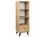 Standregal Berlin 52 AO Braun - Holzwerkstoff - Kunststoff - 45 x 134 x 40 cm