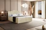 Boxspringbett VILA-1 Ecru - Breite: 180 cm - H3