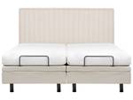 Lit double DUKE II Beige - Crème - Largeur : 180 cm