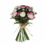 Bouquet artificiel de Renoncules Rose foncé - 26 x 35 x 26 cm