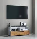 Meuble TV Arila Marron - Blanc - Bois manufacturé - 95 x 39 x 40 cm