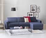 Schlafsofa mit Halbinsel Alisea Blau