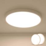 LED-Deckenleuchte 2pcs Kreis X Weiß - Kunststoff - 30 x 3 x 30 cm