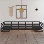 Garten-Lounge-Set 3009749-1 (7-teilig) Schwarz - Massivholz - Holzart/Dekor - 70 x 67 x 70 cm