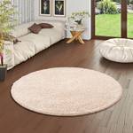 Luxus Langflor Teppich Milano Rund Beige - 160 x 160 cm