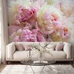 Papier Peint Pivoines FLEURS Nature 3D 90 x 60 x 60 cm