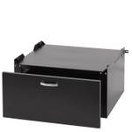 Waschmaschinenunterschrank E50 Schwarz - Metall - 61 x 33 x 52 cm