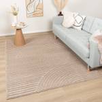 Teppich Modern Nori Curves Taupe - 140 x 200 cm