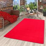 Trend Velours Teppich Joy Rot - 100 x 100 cm