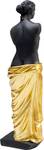 Deko Figur Classic Beauty Schwarz - Gold - Kunststoff - Stein - 14 x 48 x 13 cm