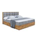 Boxspringbett LOLLI2 Grau - Breite: 160 cm - H4