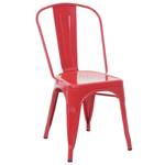 Chaise A73 métal Rouge rubis
