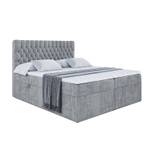 Boxspringbett DAISY Grau - Breite: 180 cm - H4