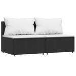 Mittelsofa 3029630-2 (2er Set) Schwarz - Weiß